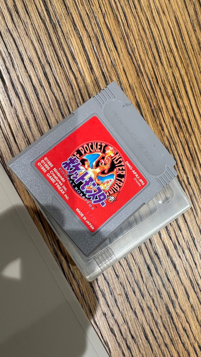 신품급) 닌텐도 게임보이 컬러 CGB(gbc) 레드 풀박스 상품이미지2