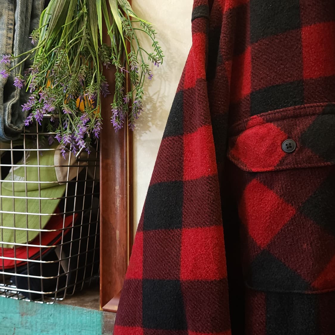 90s 랭글러 버팔로 플레드 워크셔츠 플리스 셔츠 xl 상품이미지8