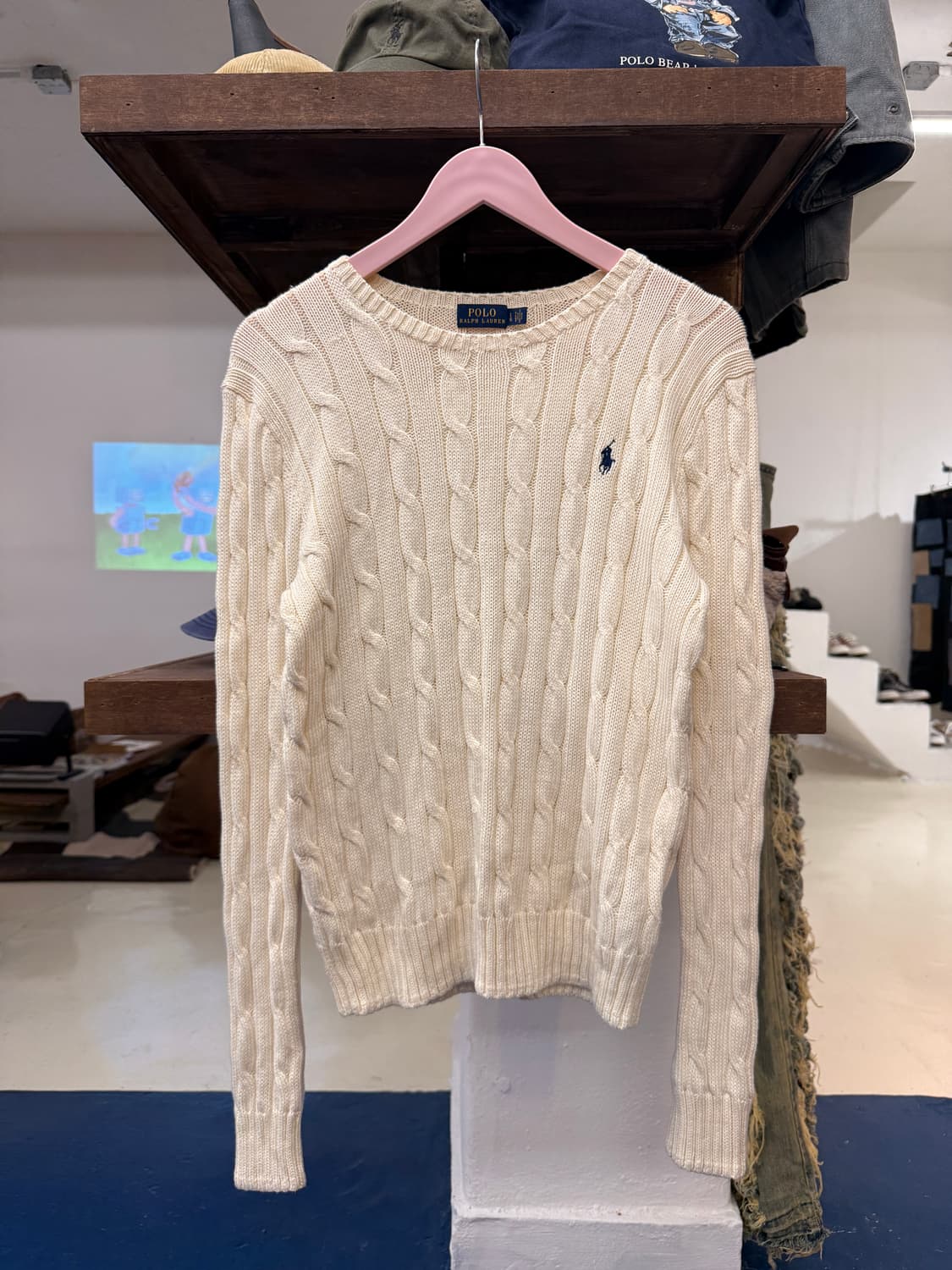 PRL 폴로 랄프로렌 꽈배기 니트 상품이미지3