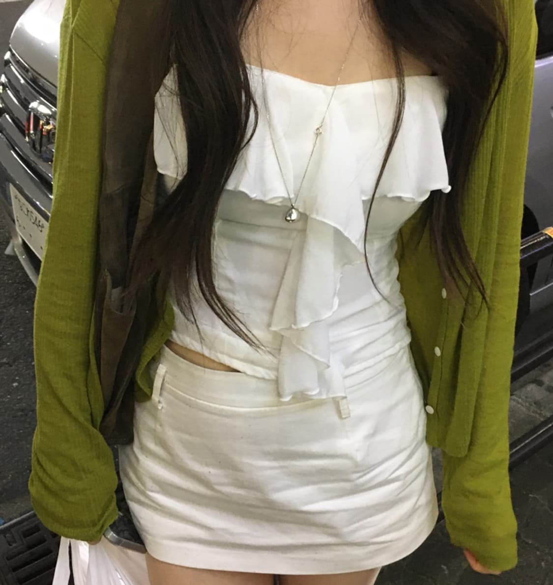 아워캐비넷 프릴 슬리브  상품이미지1