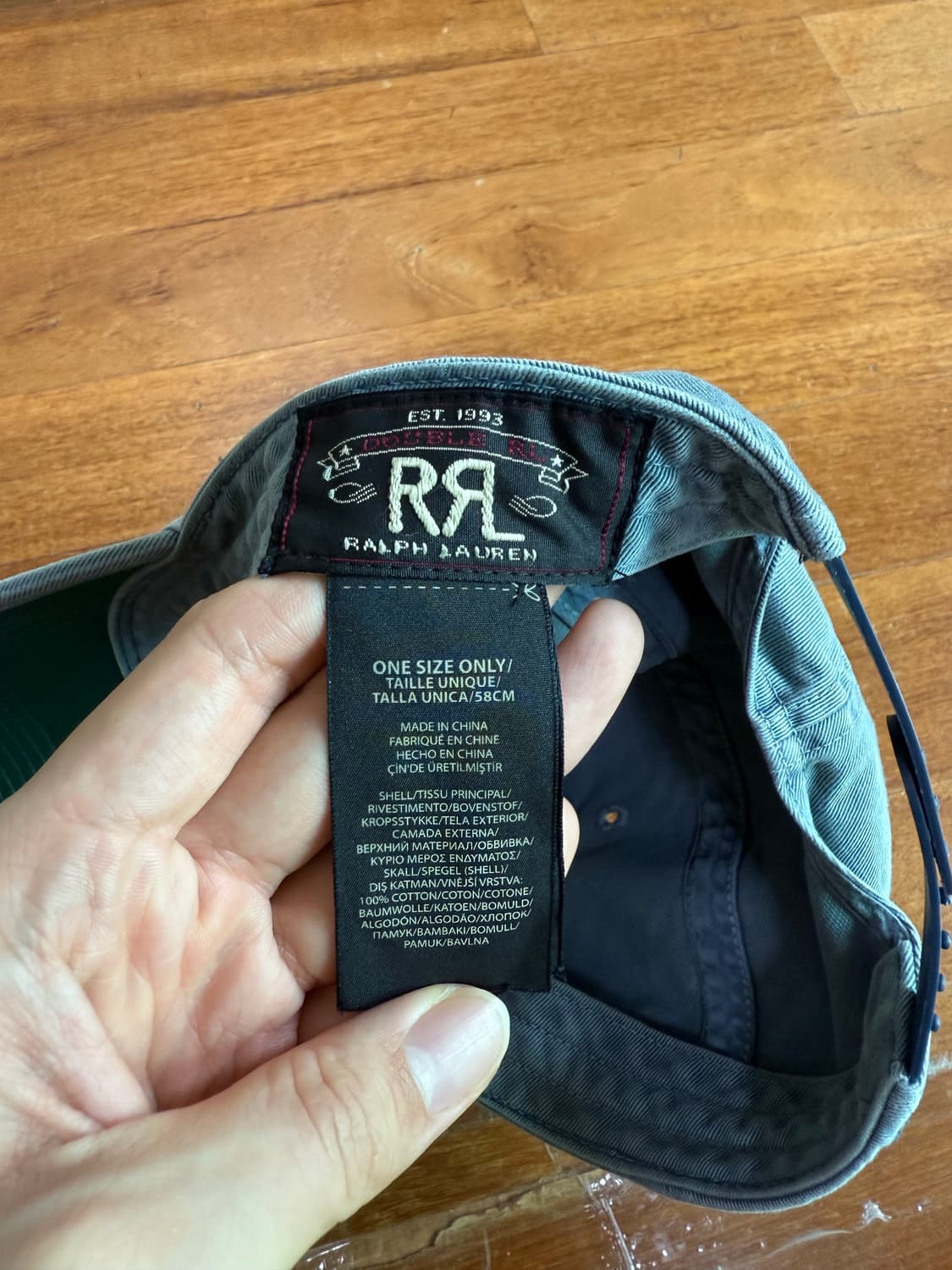 더블알엘 RRL 가먼트 다이 볼캡 상품이미지4
