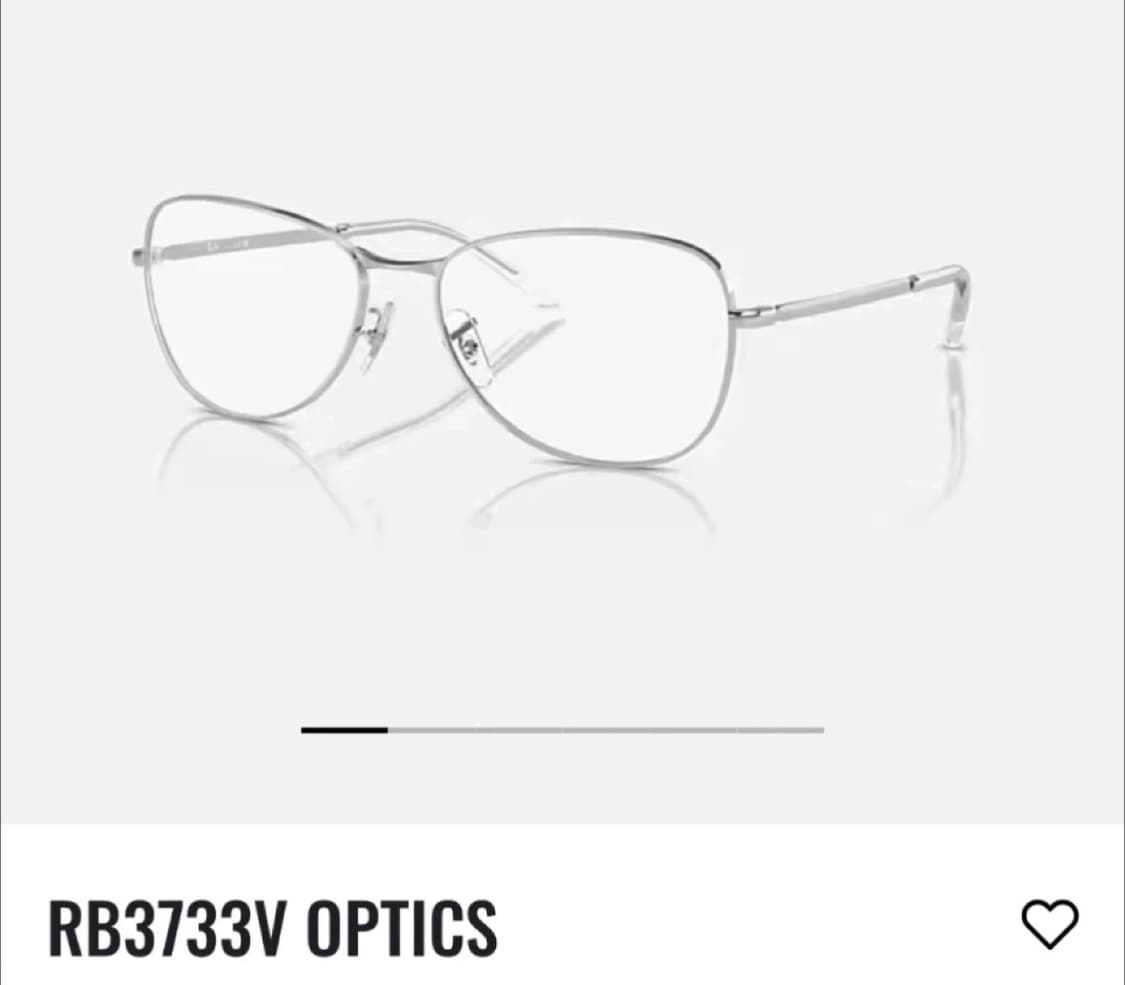 레이벤 RB3733V 안경 실버컬러 상품이미지2