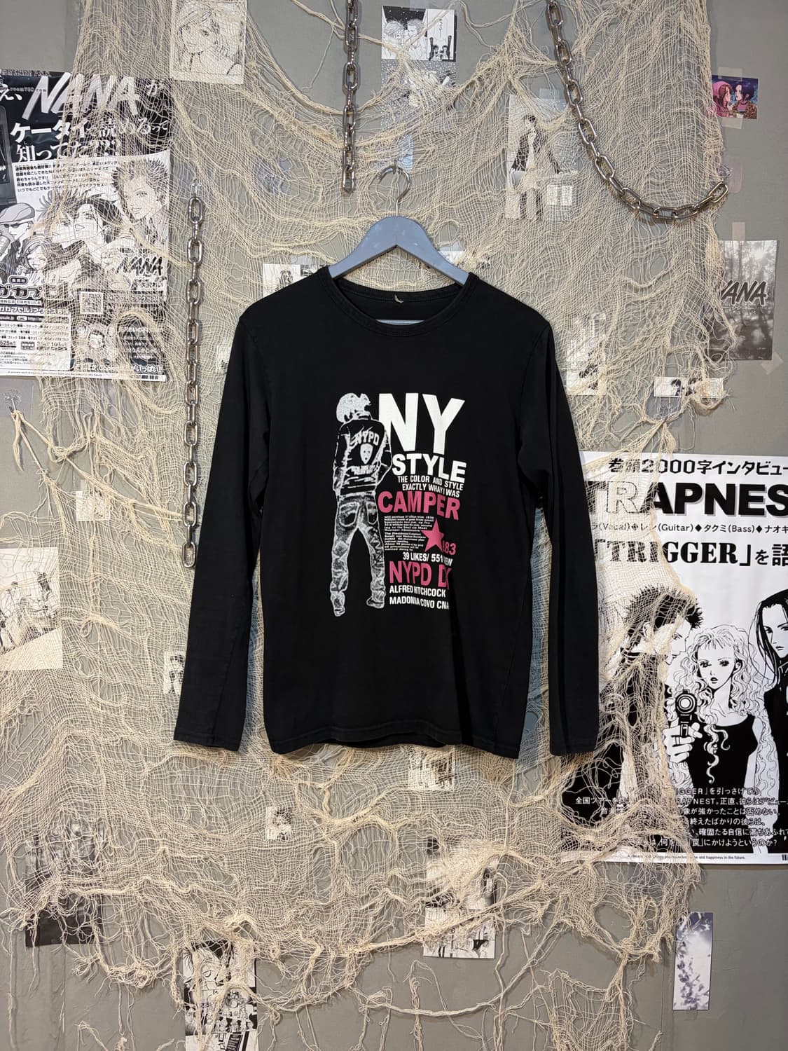 Y2K NY Graphic lettering Long Sleeve 상품이미지6