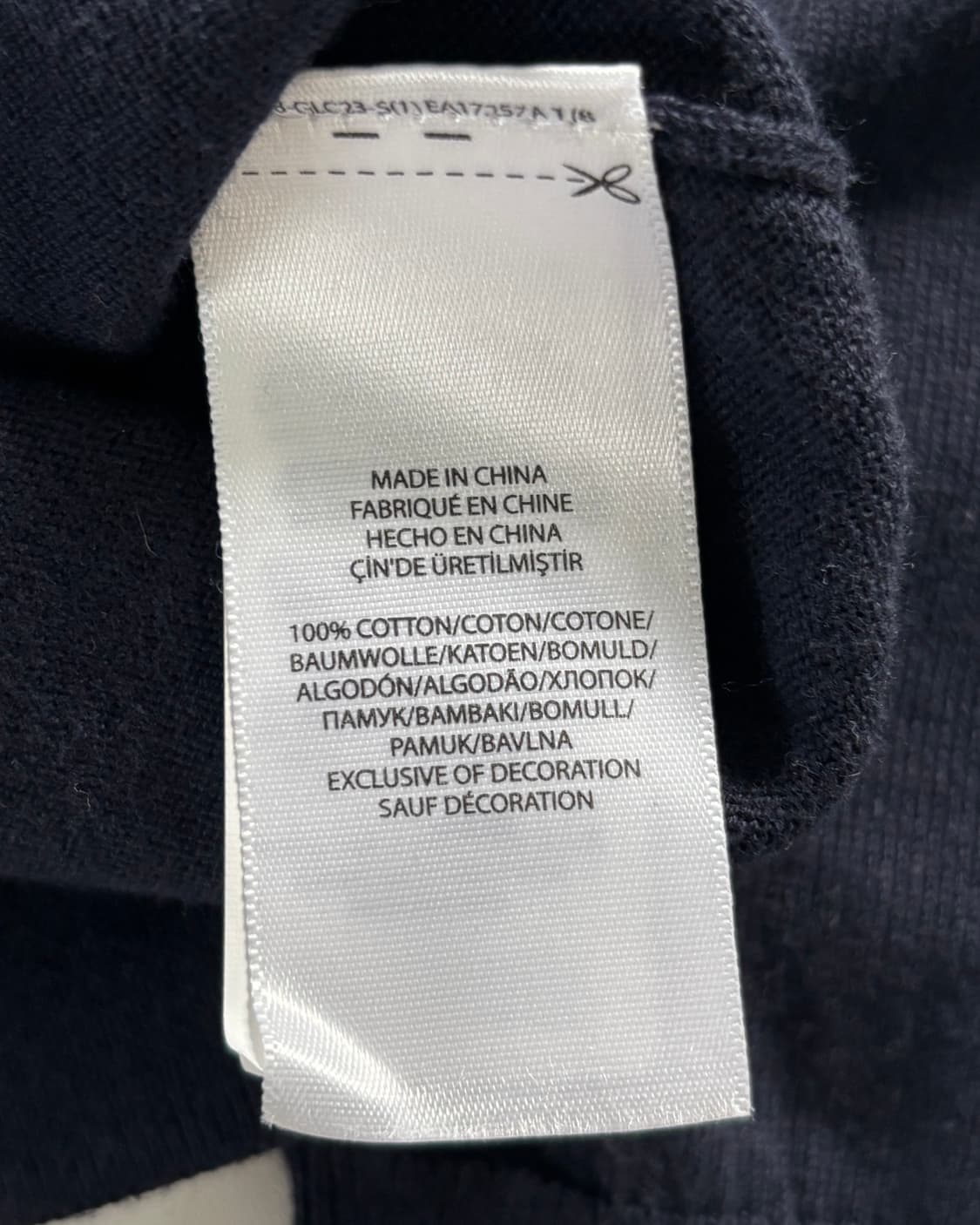 Polo 폴로 랄프로렌 신형 피마코튼 네이비컬러 브이넥 가디건 상품이미지6