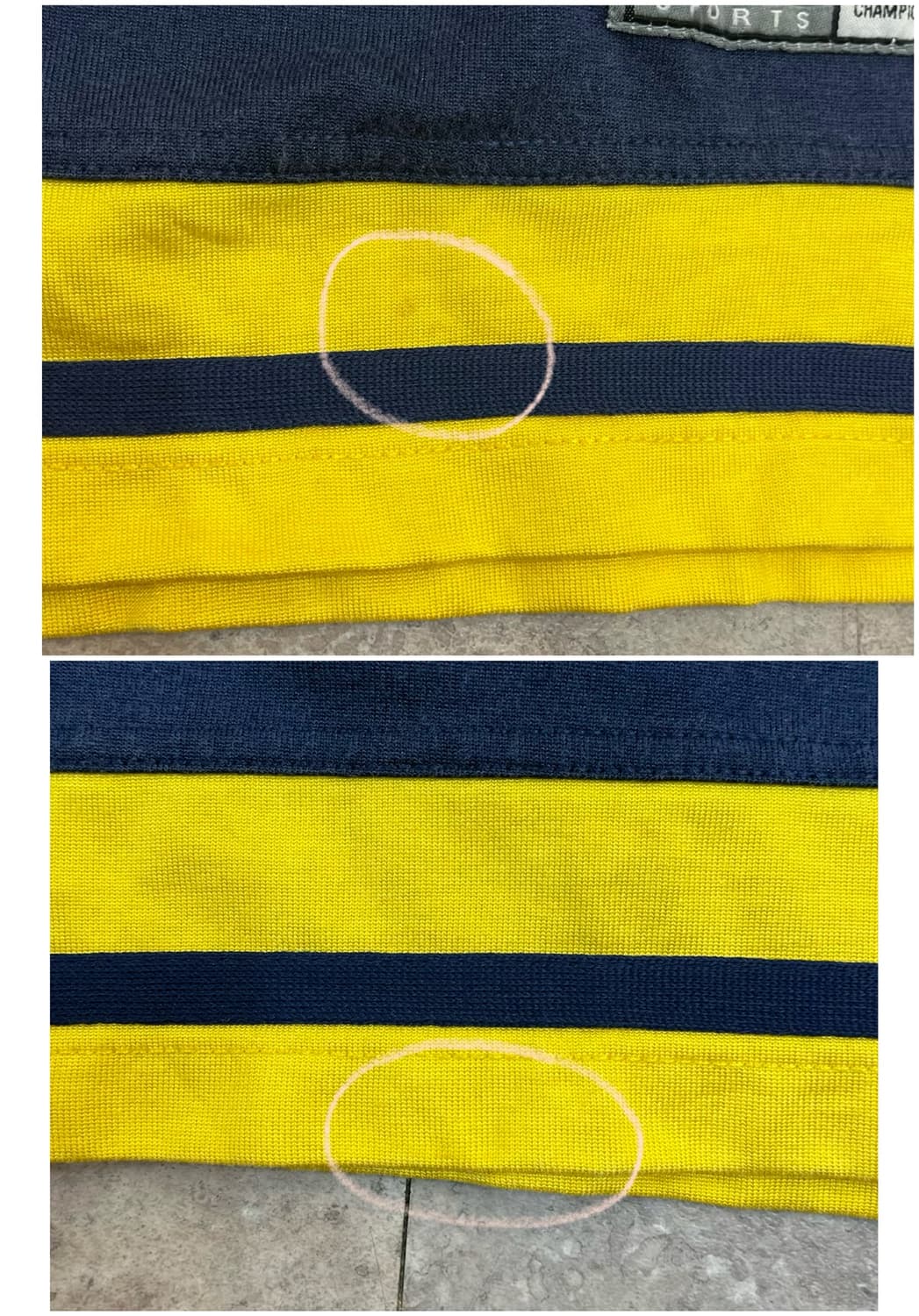 나이키 미시간 울버린스 풋볼팀 웜업 반팔티 네이비 L #csz4054 상품이미지6