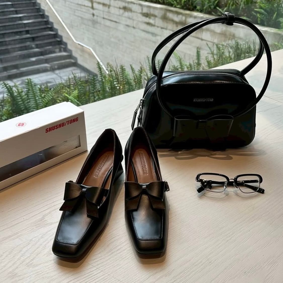 슈슈통 25fw 보우 레더 토트백/리본백 상품이미지9