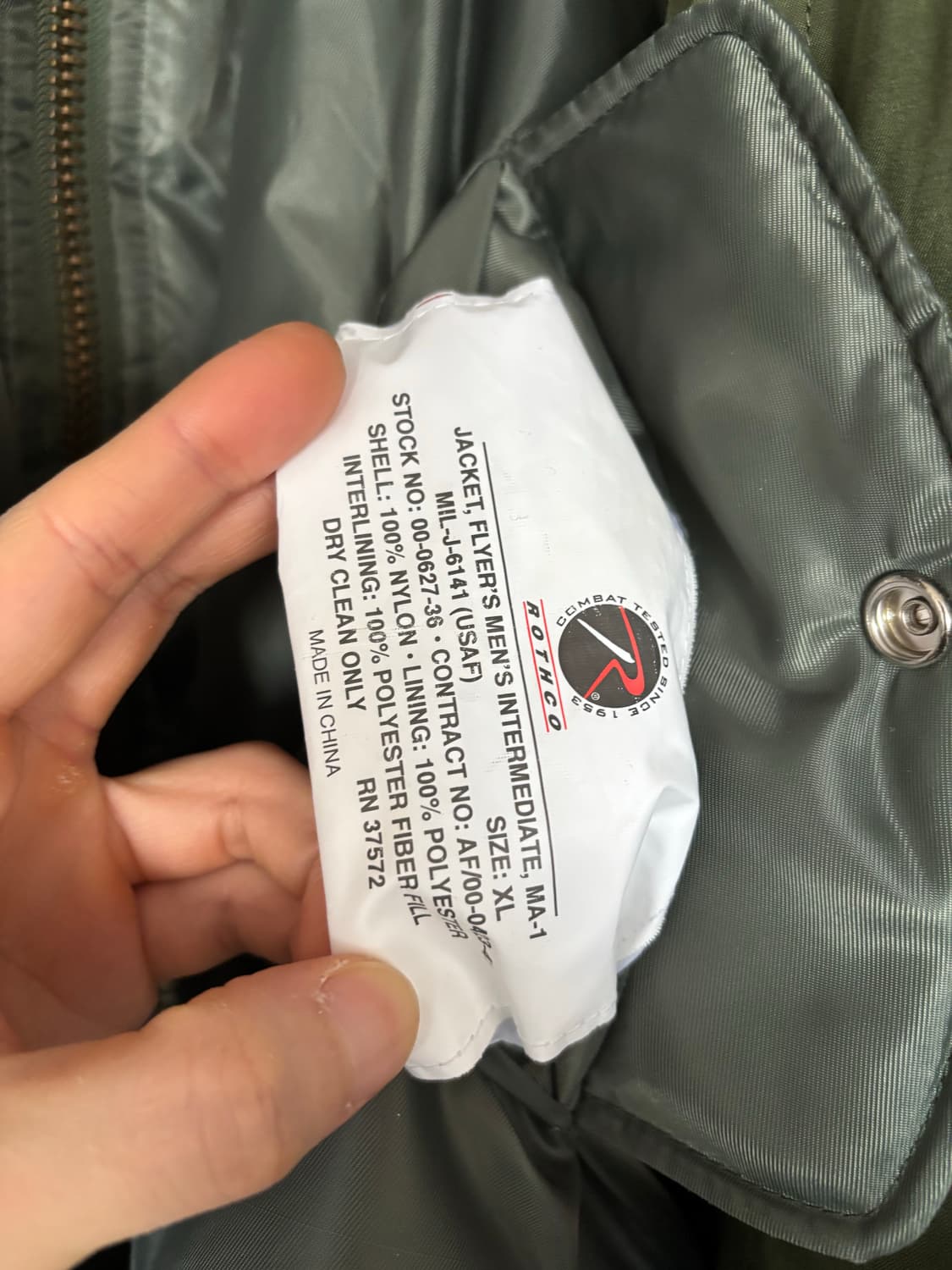 [Rothco] Ma-1 상품이미지4