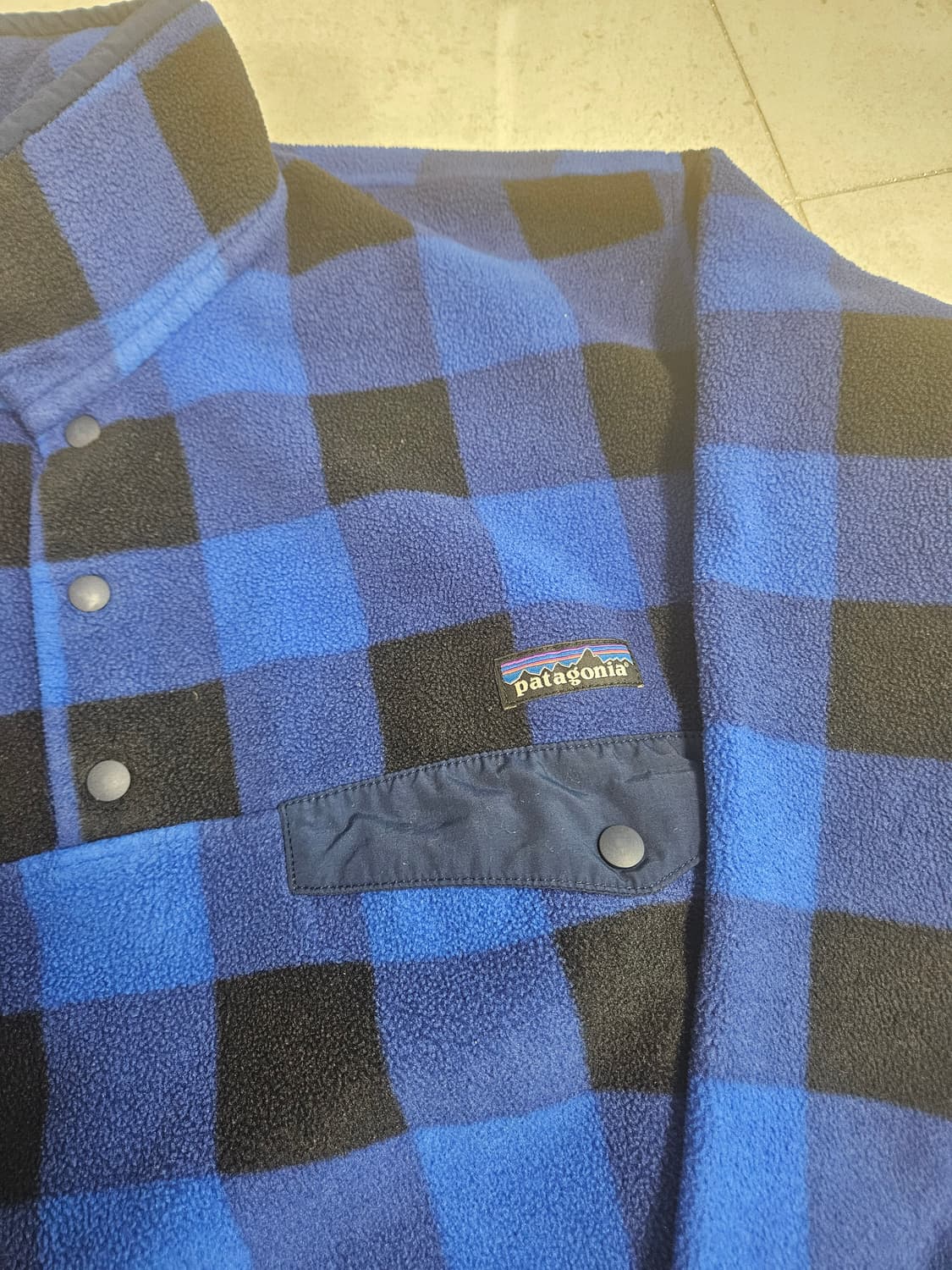 파타고니아 신칠라 블루체크 상품이미지5