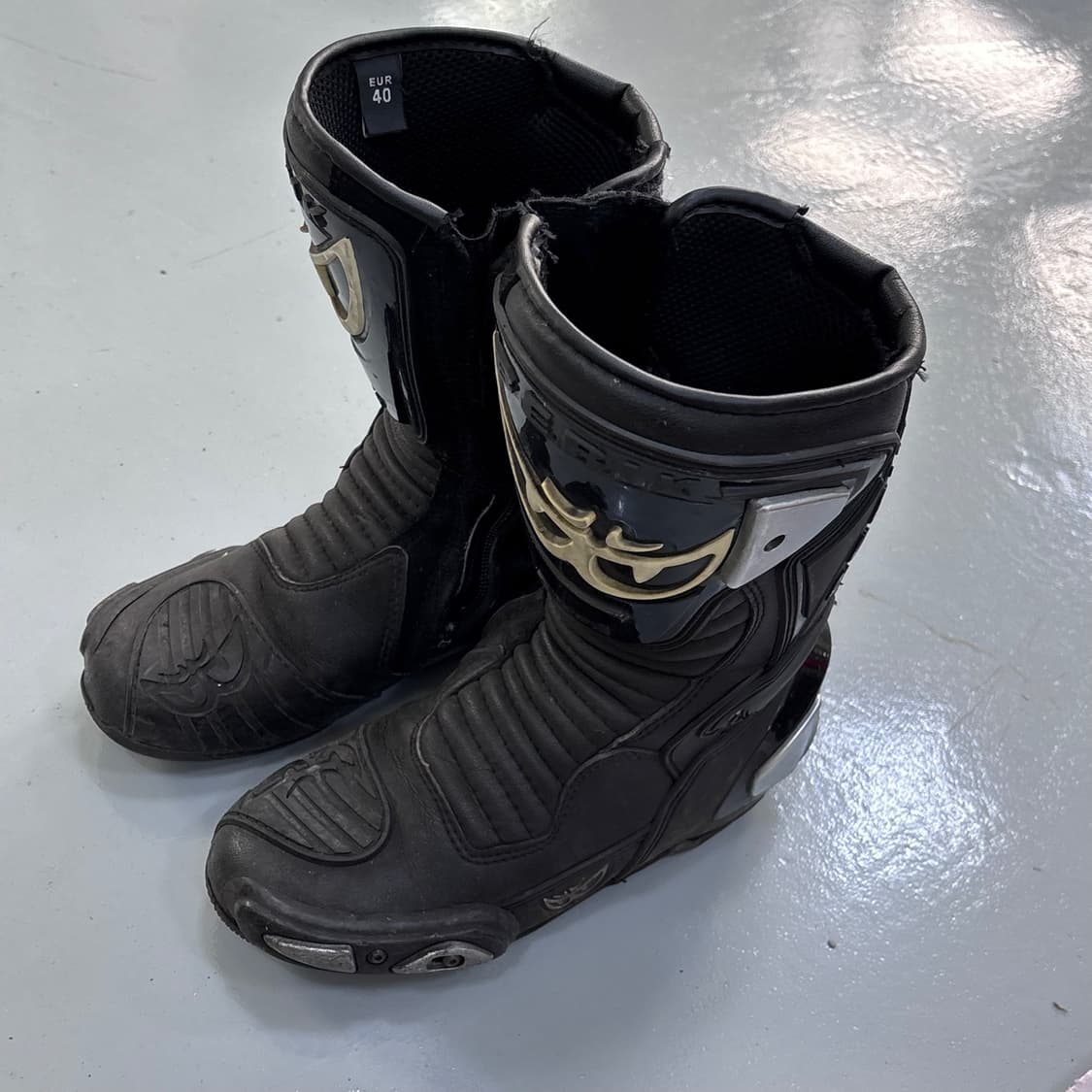 EUR40 베릭 오토바이 라이딩 부츠 0408E2 상품이미지4