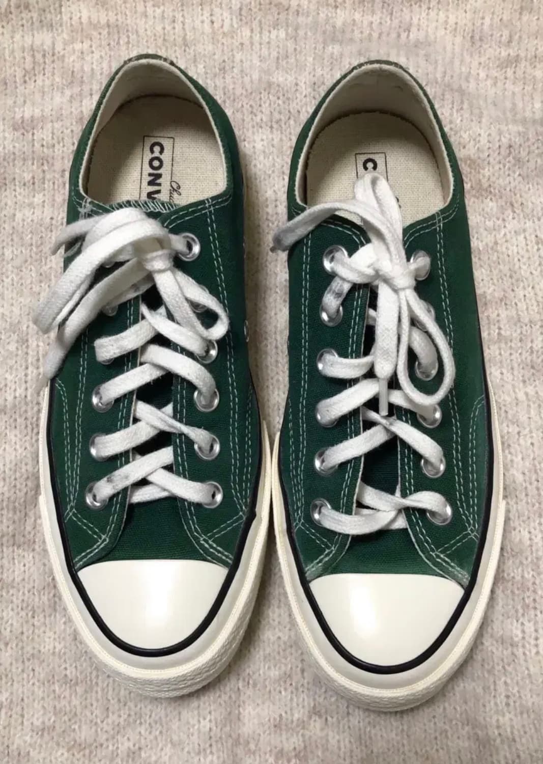 240) 컨버스 척 70 로우 미드나잇 클로버 초록 상품이미지1