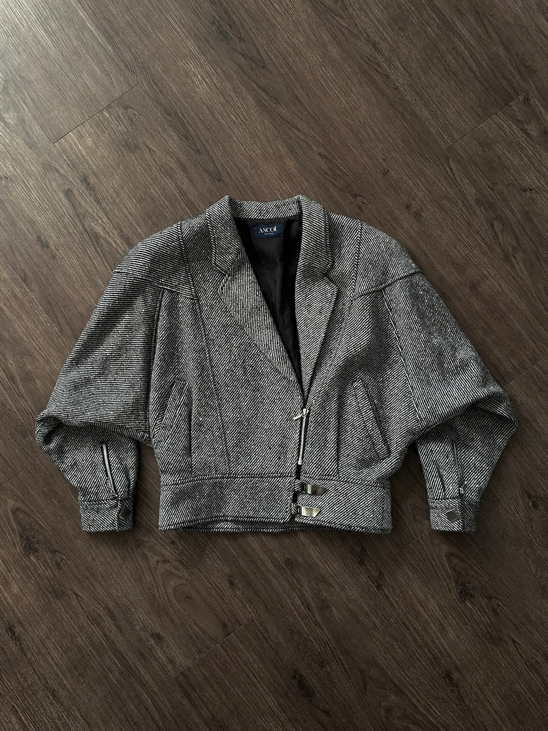 Ascot Tokyo Style 자카드 크롭 오버 봄버 상품이미지6