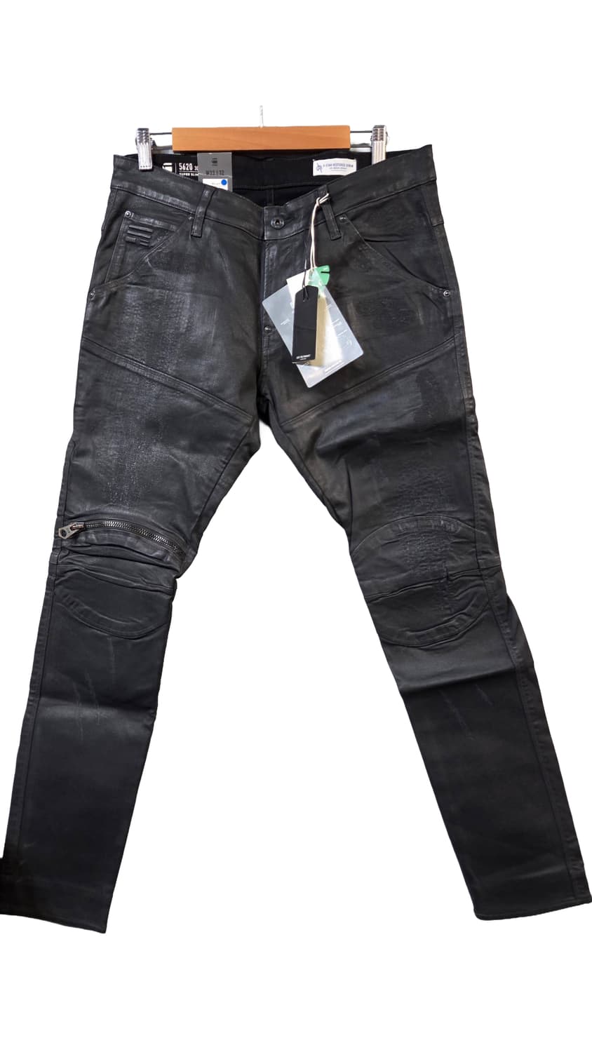 G-Star Raw 블랙 바이커 청바지(W33/L32) 상품이미지1