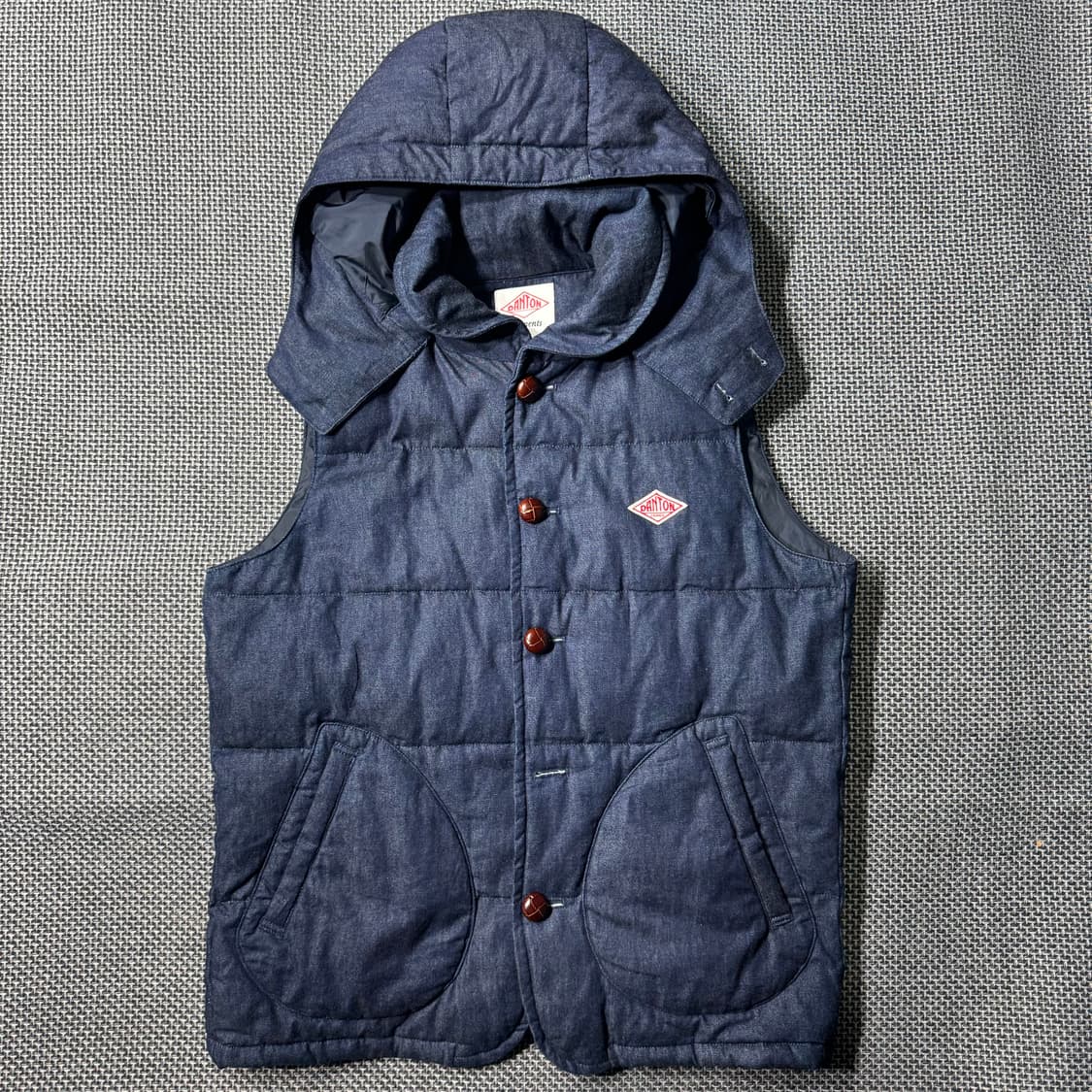 DANTON X BEAMS 패딩 베스트 네이비(105/OLD-8057) 상품이미지1