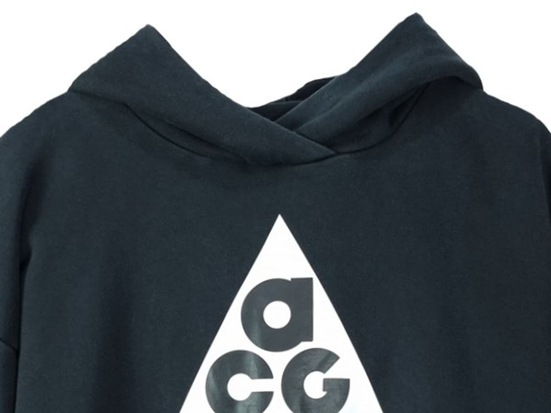 [나이키 ACG] 빅로고 프린팅 오버핏 후드티 블랙 M20100 상품이미지4