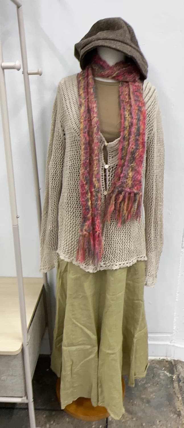 🧣하구미의 목도리 코디세트🧣그런지 히피 에스닉 오리엔탈 가을 레이어드 상품이미지6