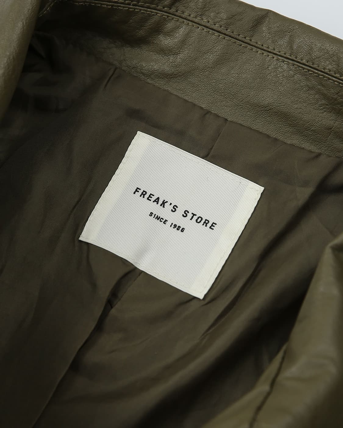 FREAK'S STORE Utility Leather Jacet 상품이미지6