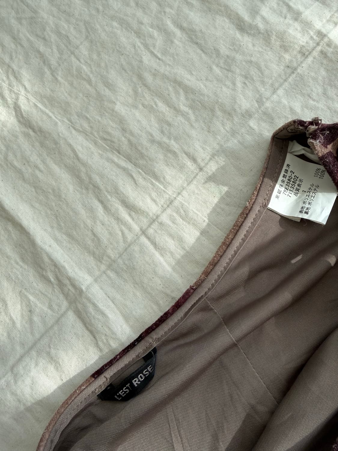 오리엔탈 페어리 벨벳 미디 스커트 상품이미지5