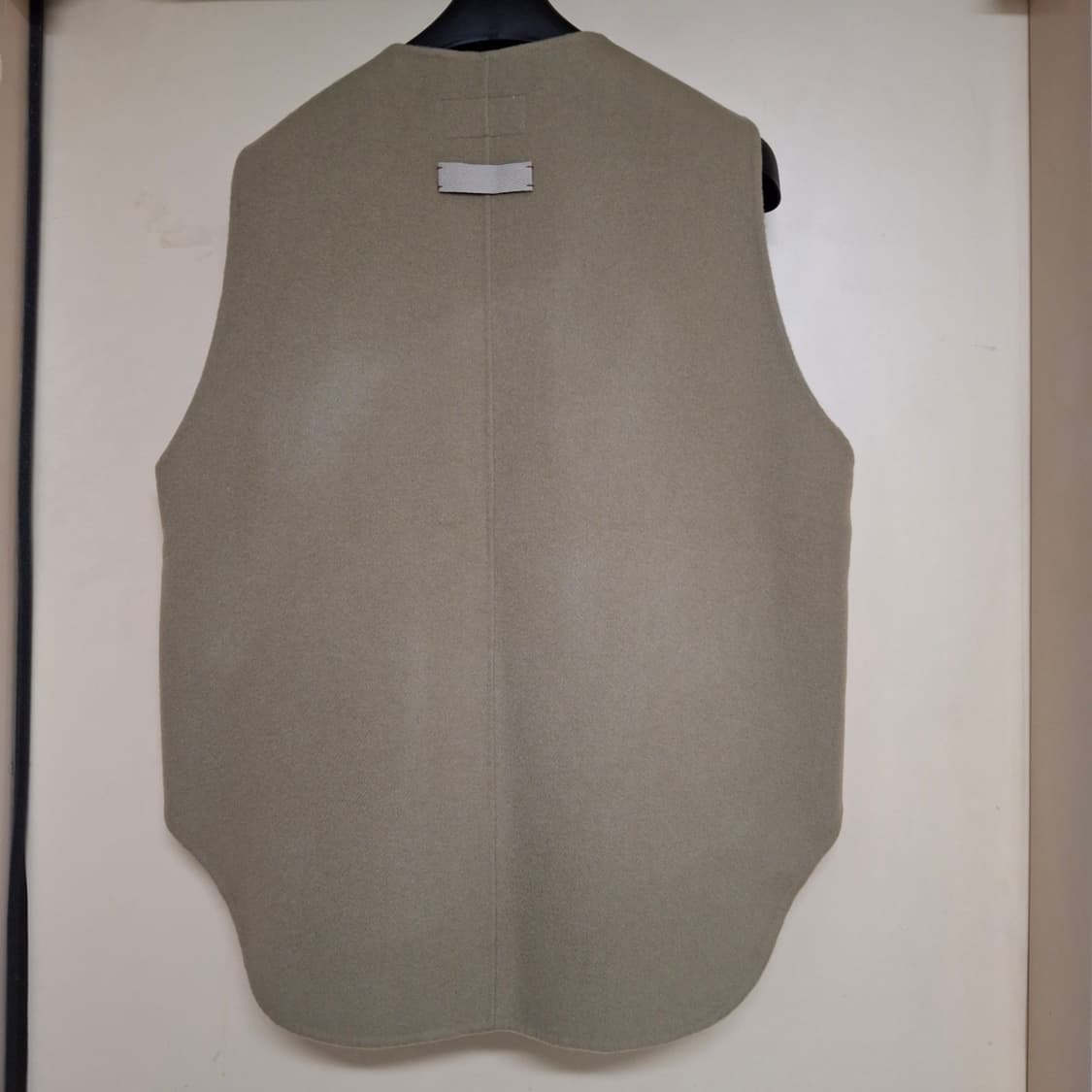 [OS] 이얼즈어고 마더/핸드쏘운 더블페이스 울 캐시미어 포이카블 베스트 상품이미지8