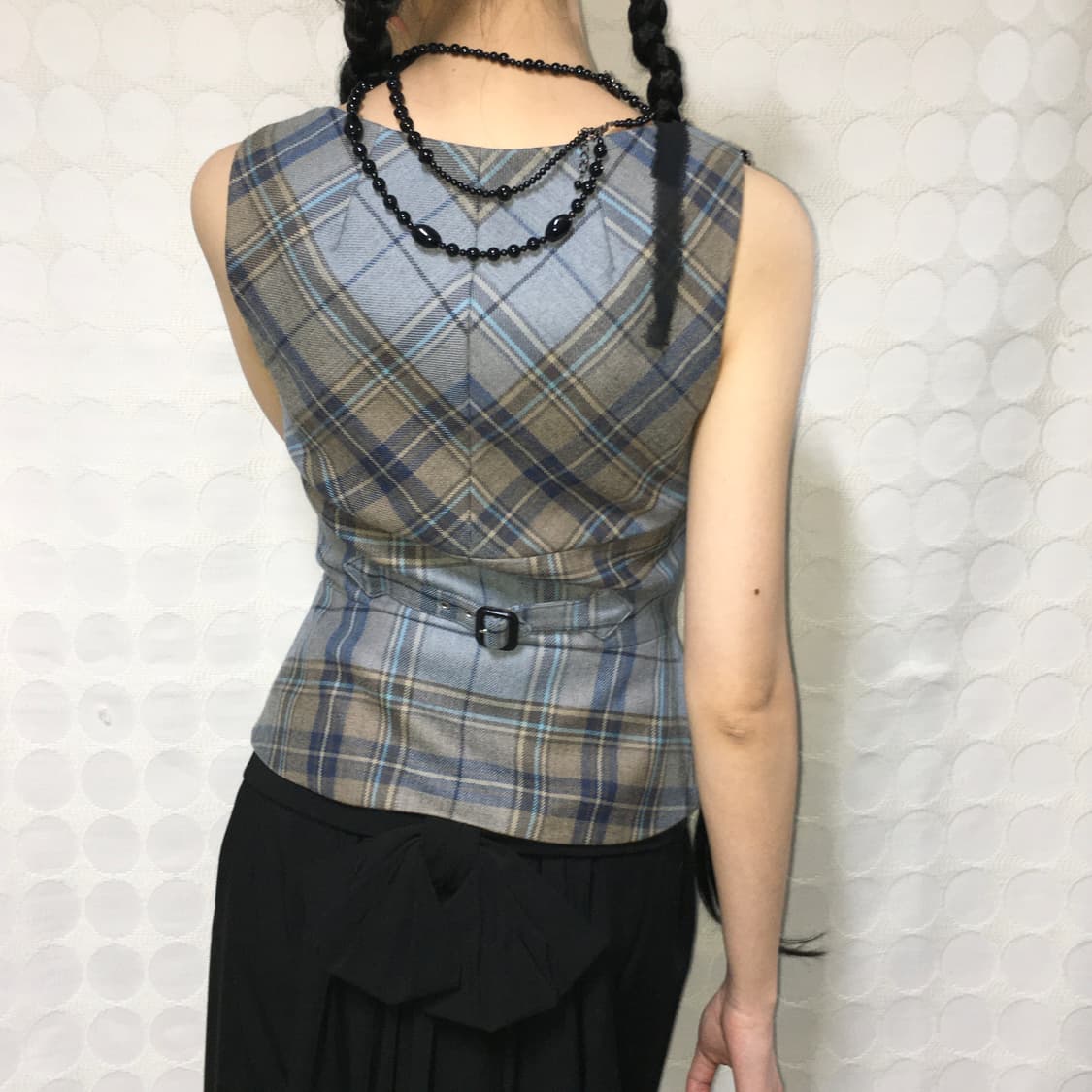 비비안 웨스트우드 2012fw 런웨이 체크 베스트 상품이미지4