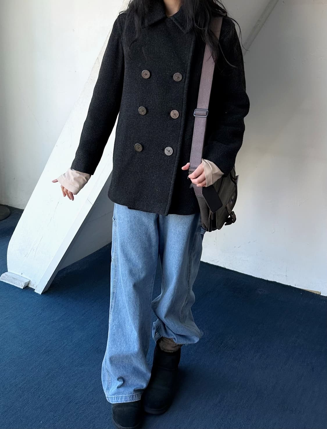 Denim wide design painter pants 상품이미지6