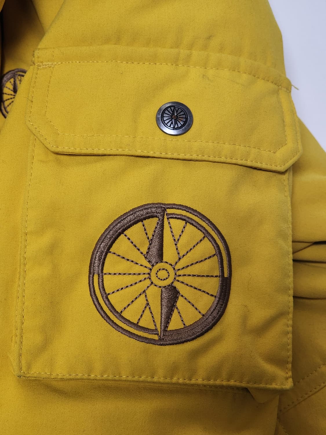 빈폴 아웃도어 노란색 자켓 90 상품이미지5