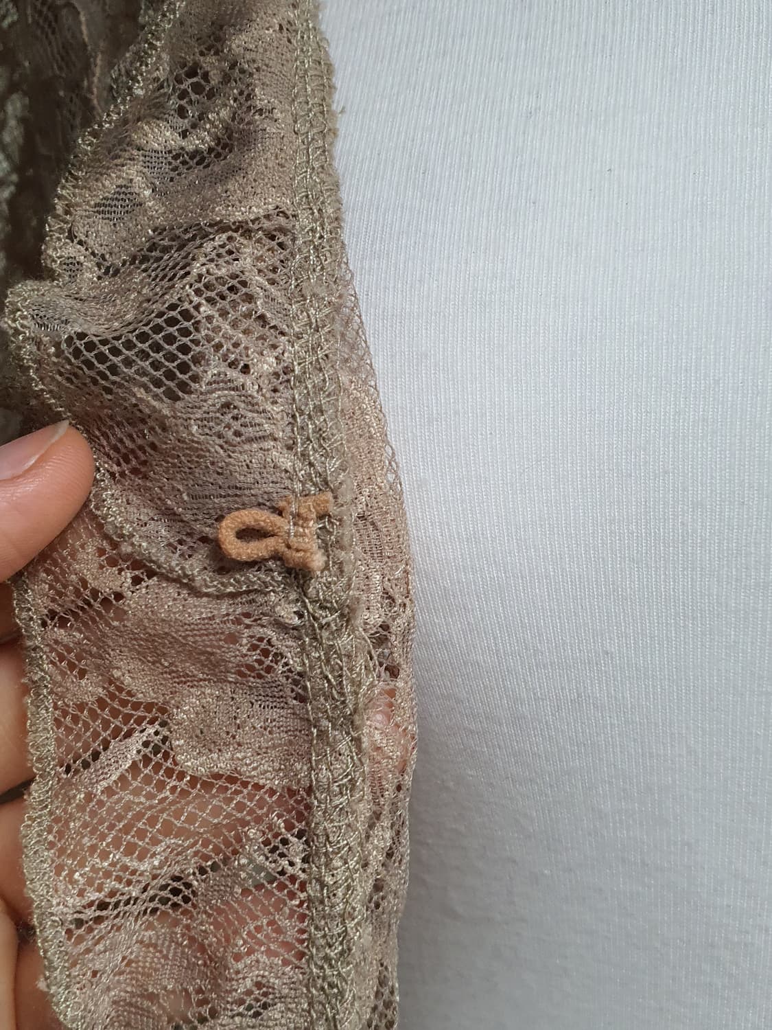 [일본빈티지] 갸루 레이스 프릴 반팔 가디건 상품이미지2