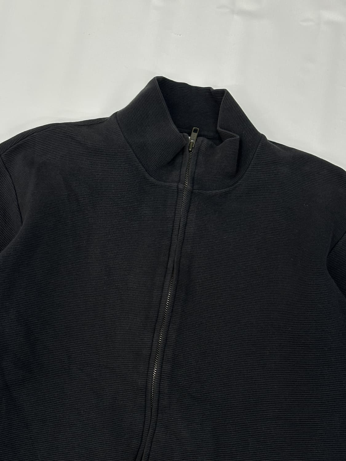 🖤PARIS 블랙 골지 집업🖤 아우터 후드 봄버 아메카지 시티보이 상품이미지4