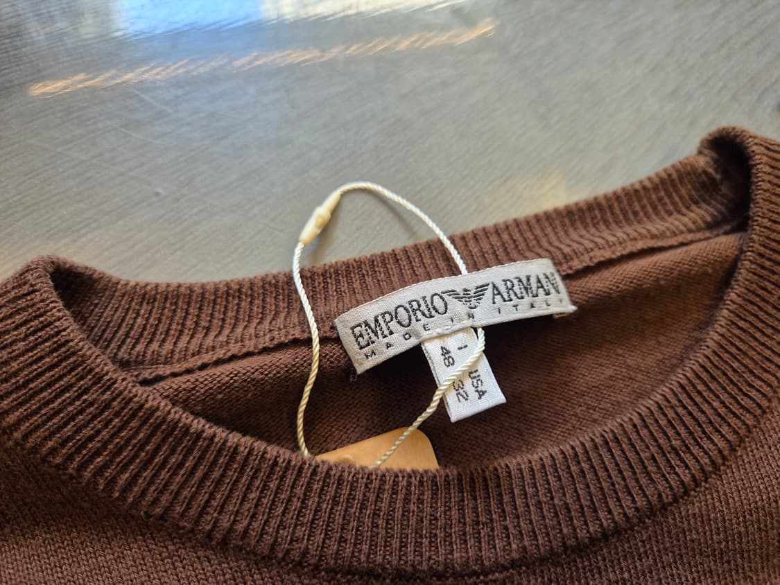 90s 엠포리오 아르마니 하프 니트 상품이미지5