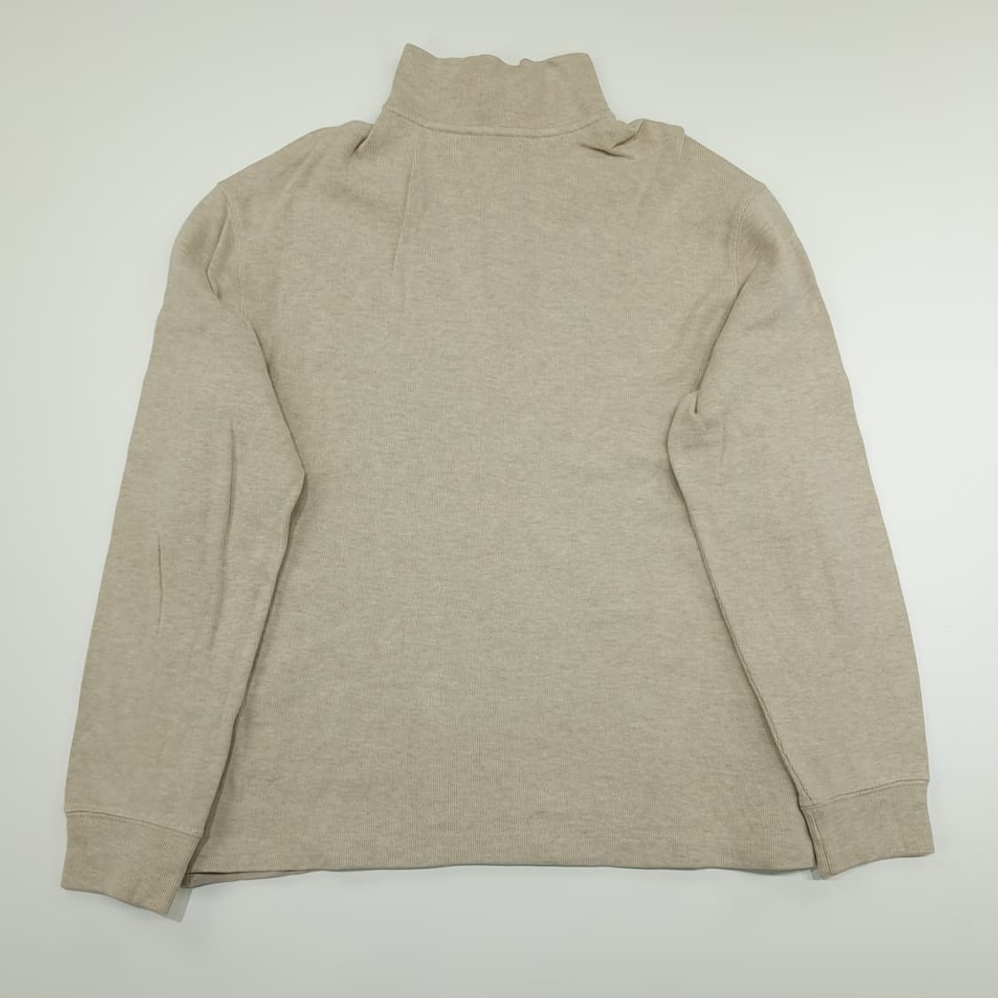 CN870 L 폴로 랄프로렌 오트밀베이지 하프집업 긴팔 니트 스웨터 상품이미지7