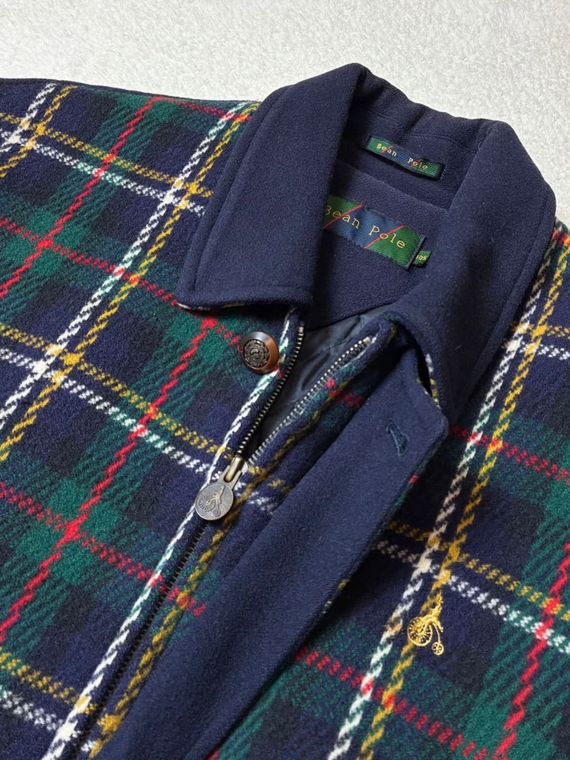 빈폴 90's G-9 헤링턴 울 체크 자켓 PN6385 상품이미지4