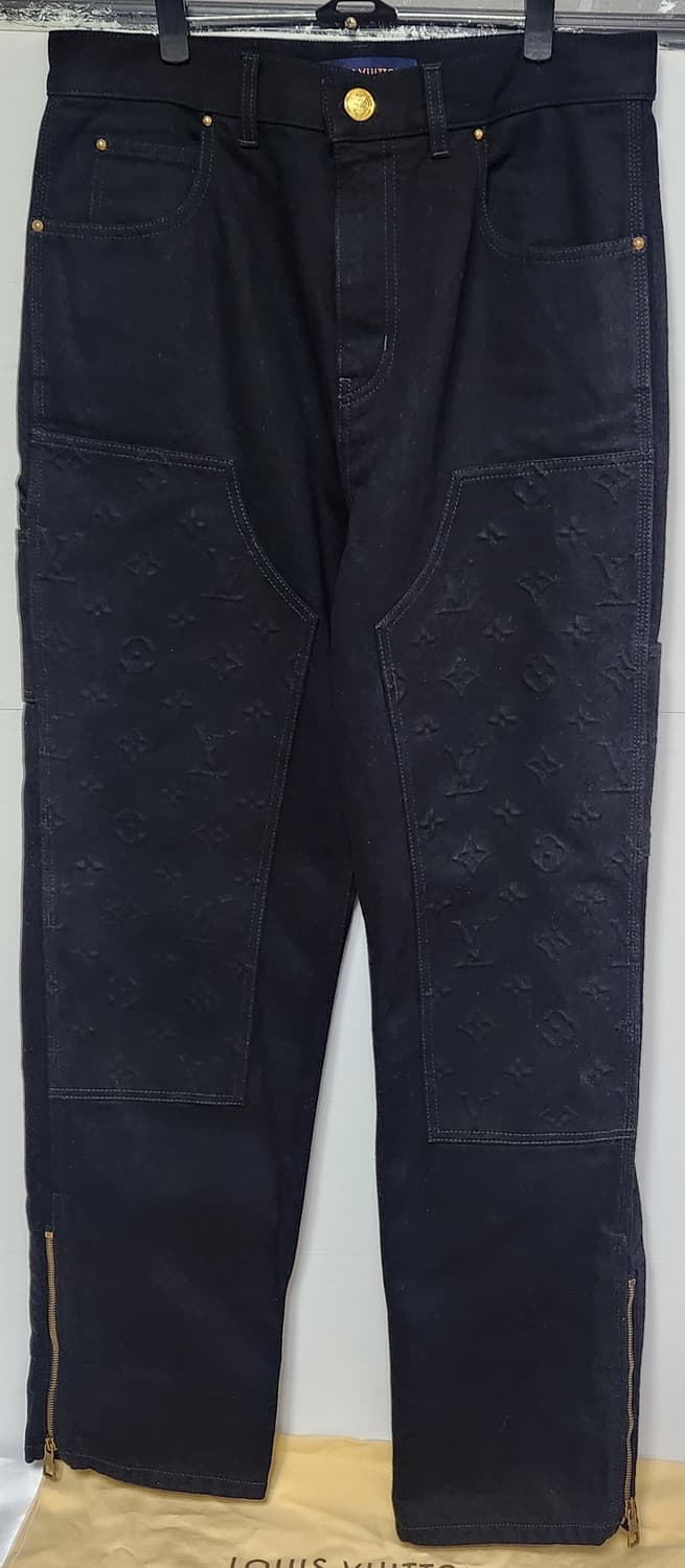 루이비통 블랙진 청바지 매장판정품 허리32사이즈 상품이미지1