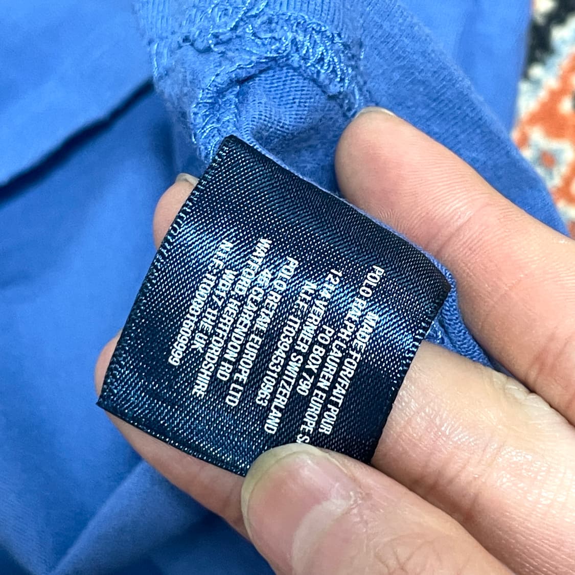 폴로랄프로렌 블루 반팔티셔츠 M(10-12) 상품이미지7