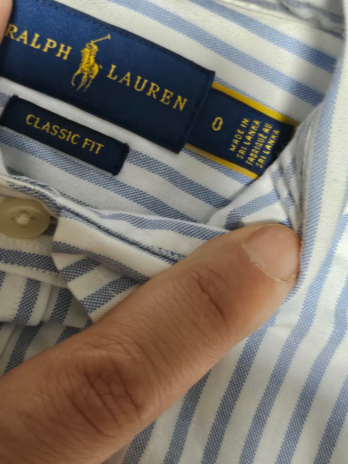 폴로랄프로렌 스트라이프 셔츠 여성 M 상품이미지3