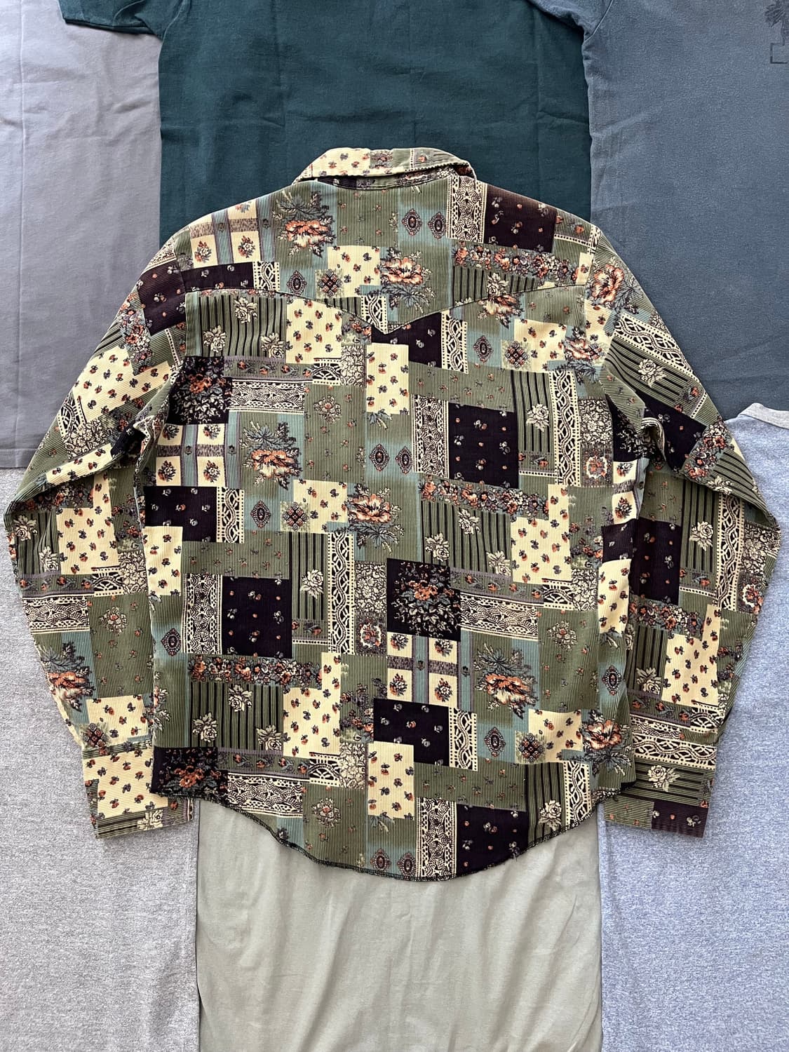 70s H bar C 코듀로이 웨스턴 셔츠 상품이미지3