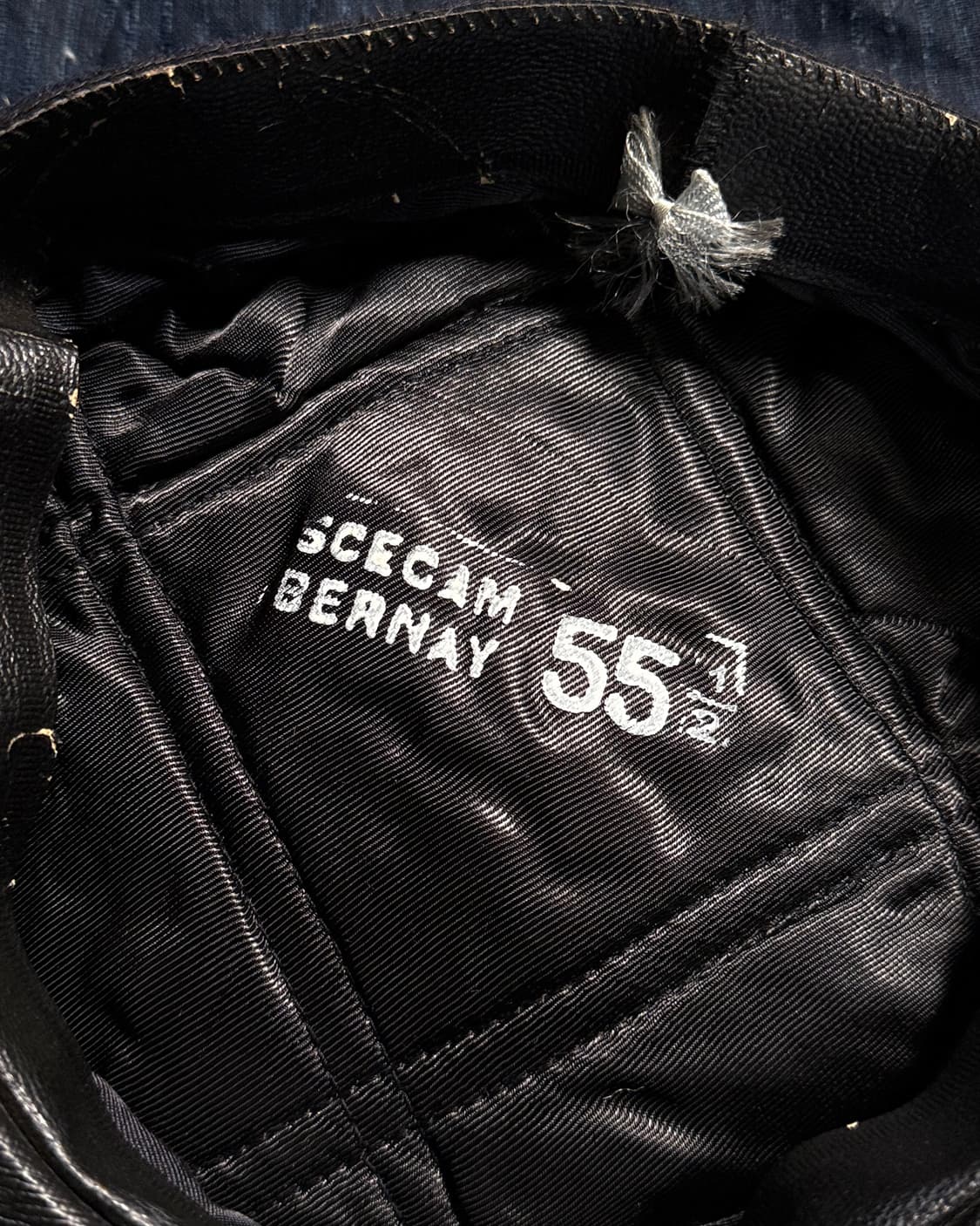 50-60‘s Scecam Bernay 세일러캡 55 1/2 상품이미지7