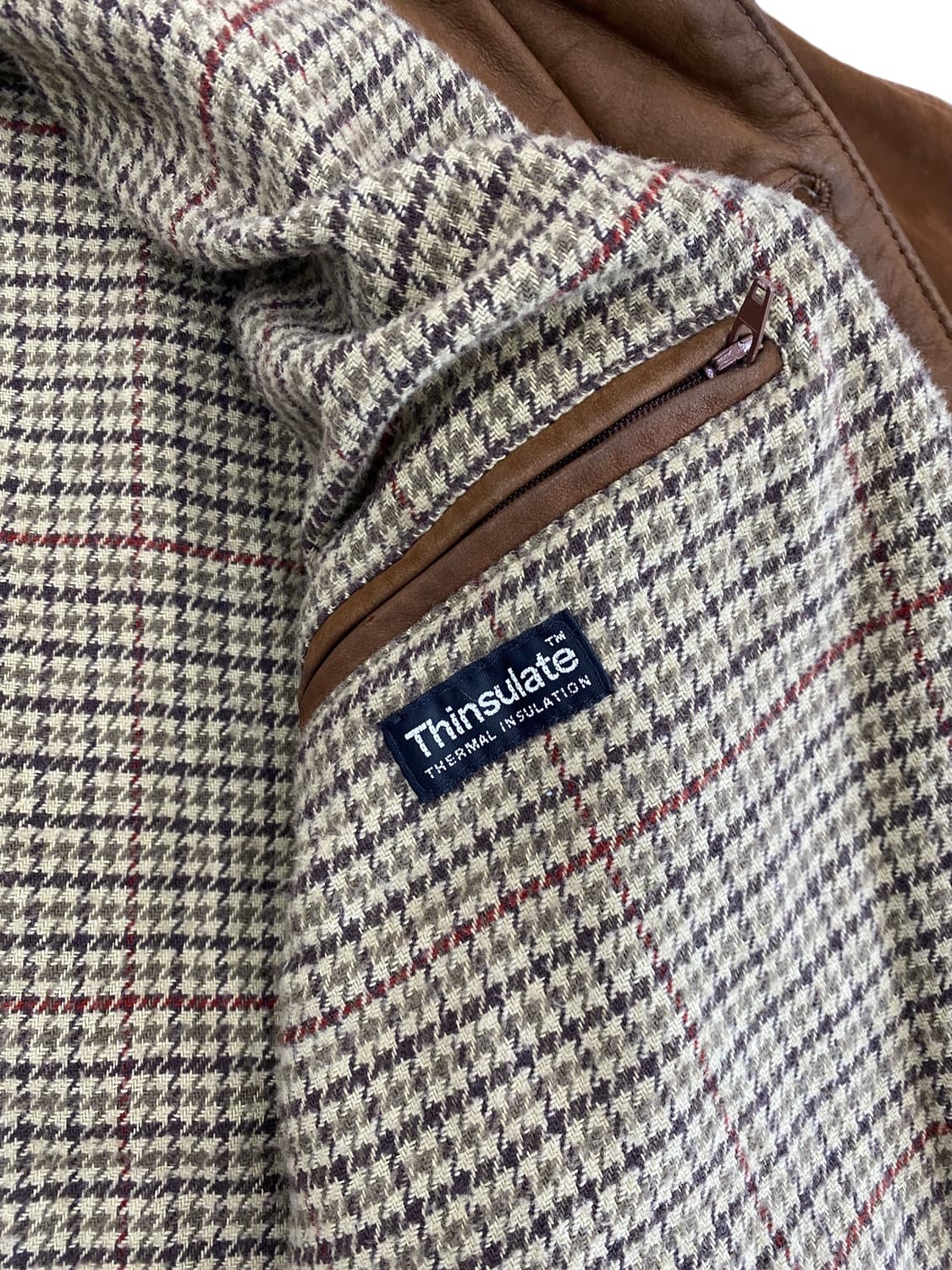 90‘s 엘엘빈 소가죽 초어 자켓 상품이미지9