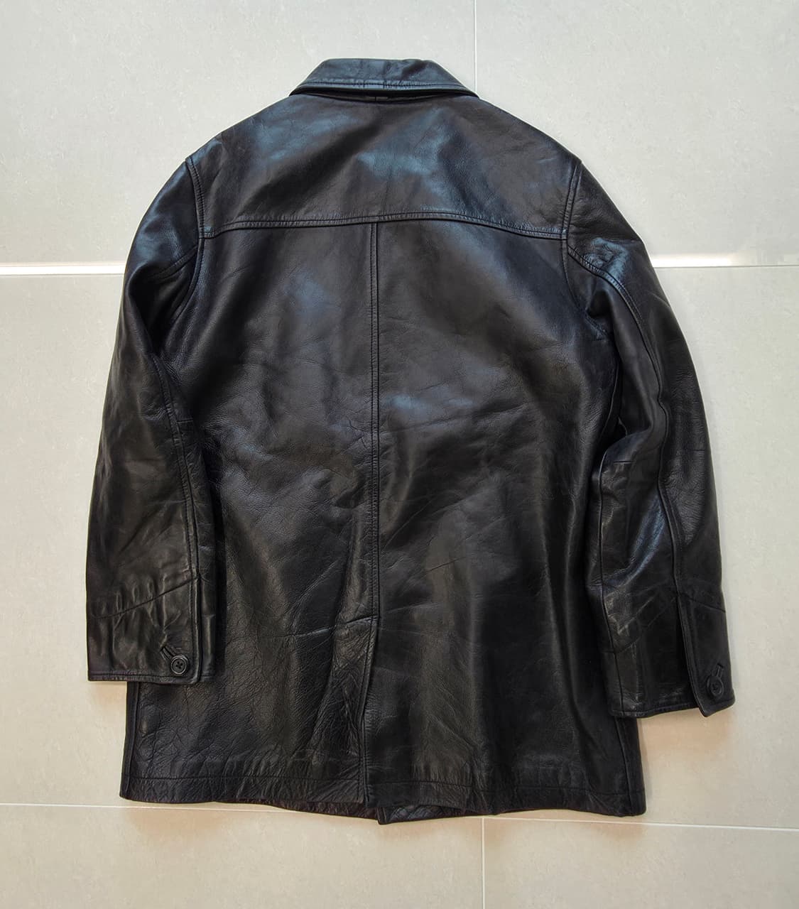 올드 갭 레더 카코트 S / GAP LEATHER CAR COAT S 상품이미지2