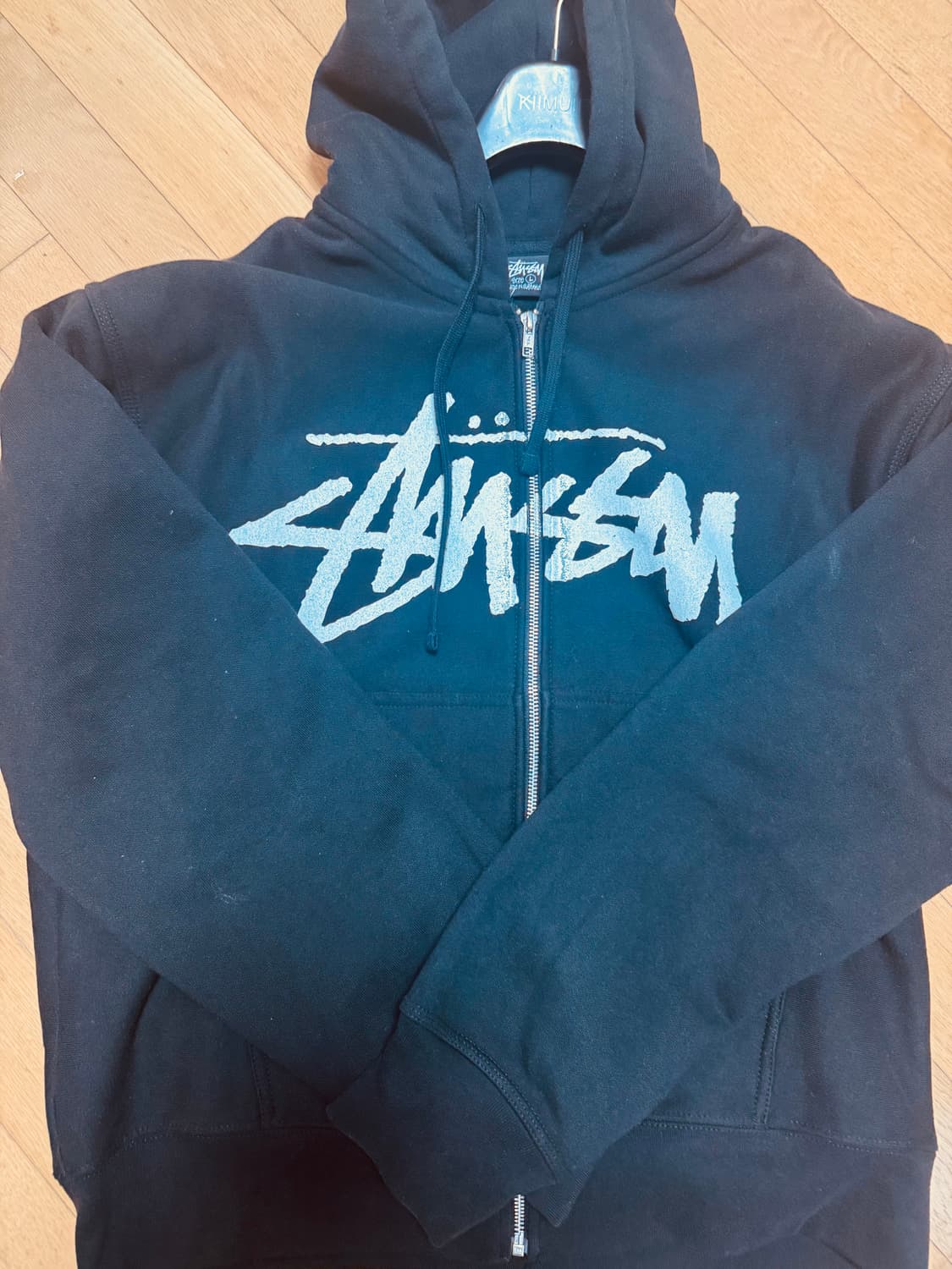 스투시 스탁 후드집업 L 상품이미지1