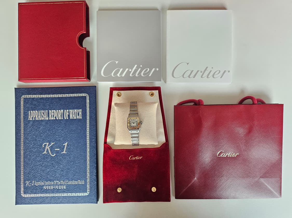 까르띠에 산토스 갈베 18k콤비 스몰 상품이미지6