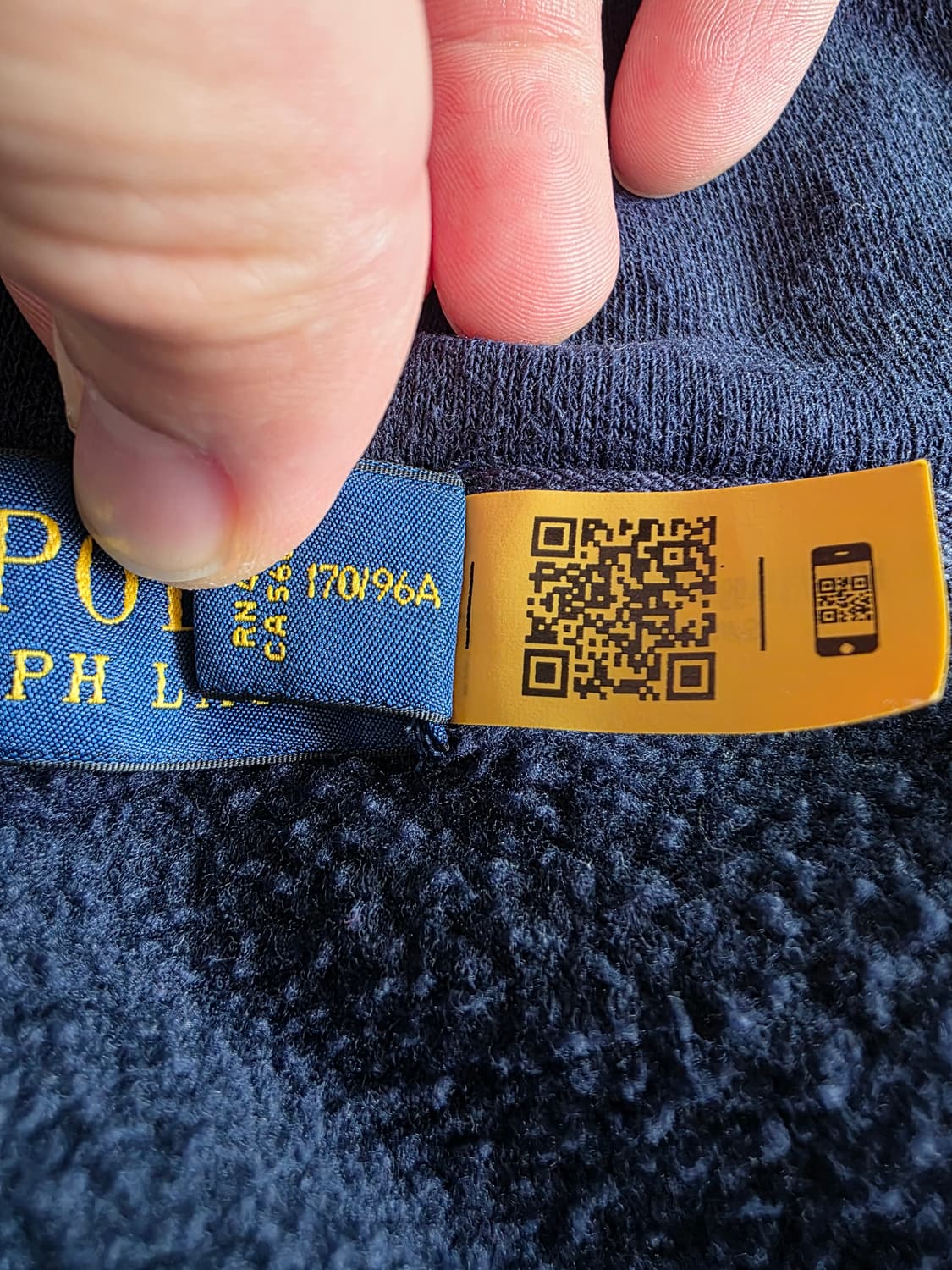 폴로 랄프로렌 후드 집업 보이즈 L 여성 55-66 qr인증 상품이미지5