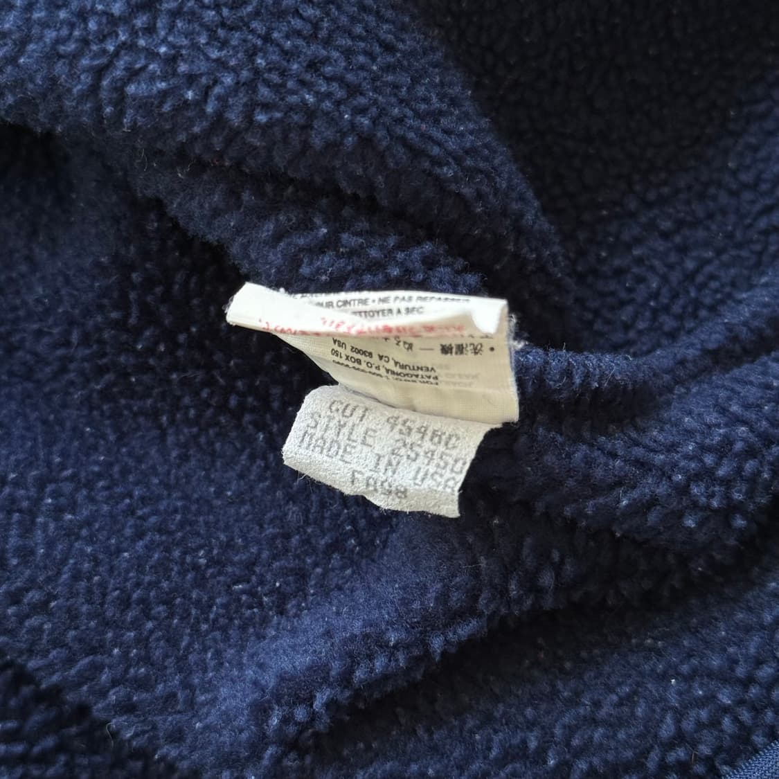 90s Made in USA 파타고니아 신칠라 네이비 상품이미지8