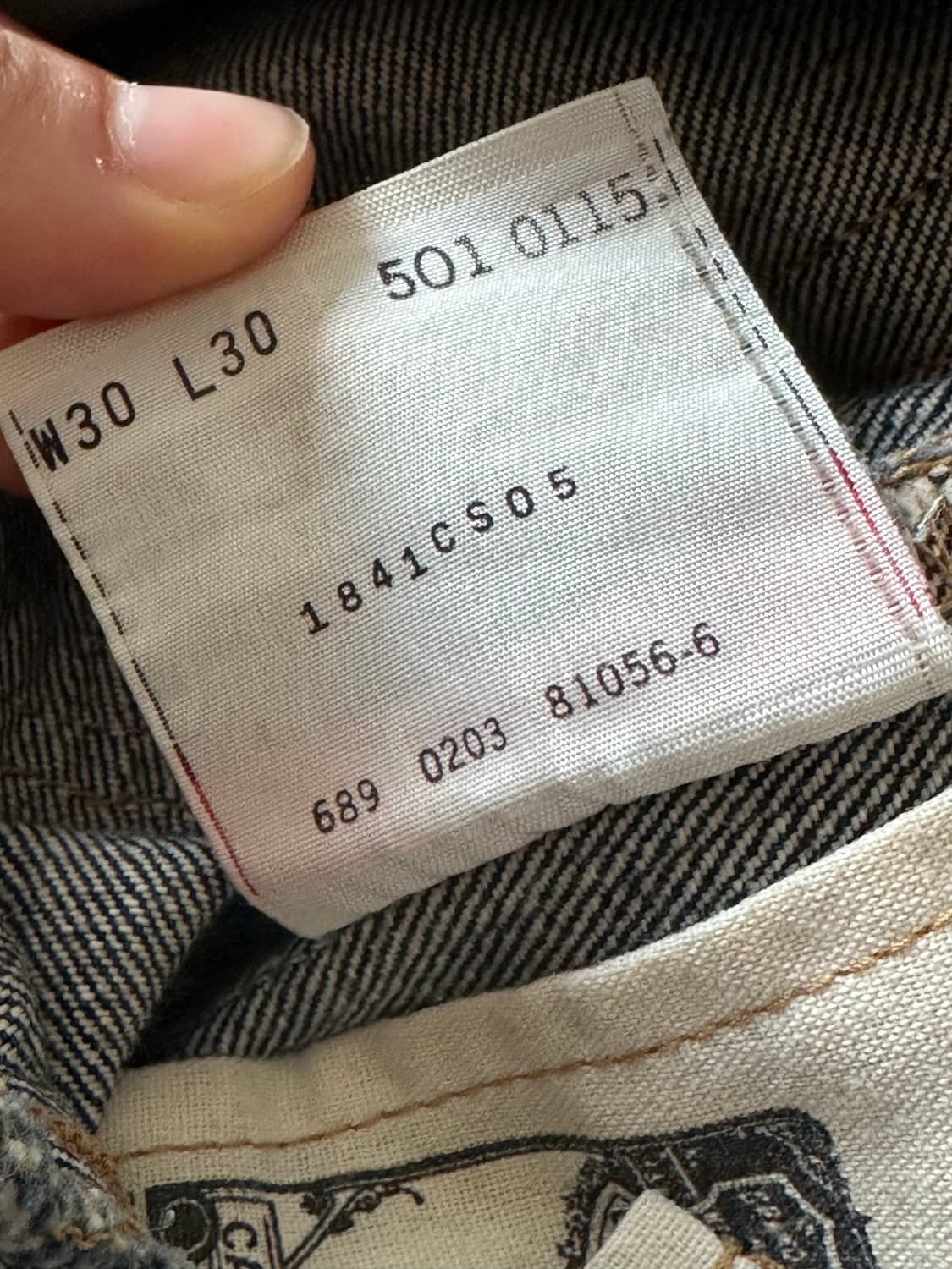 리바이스 00‘s 501 데님팬츠  상품이미지10