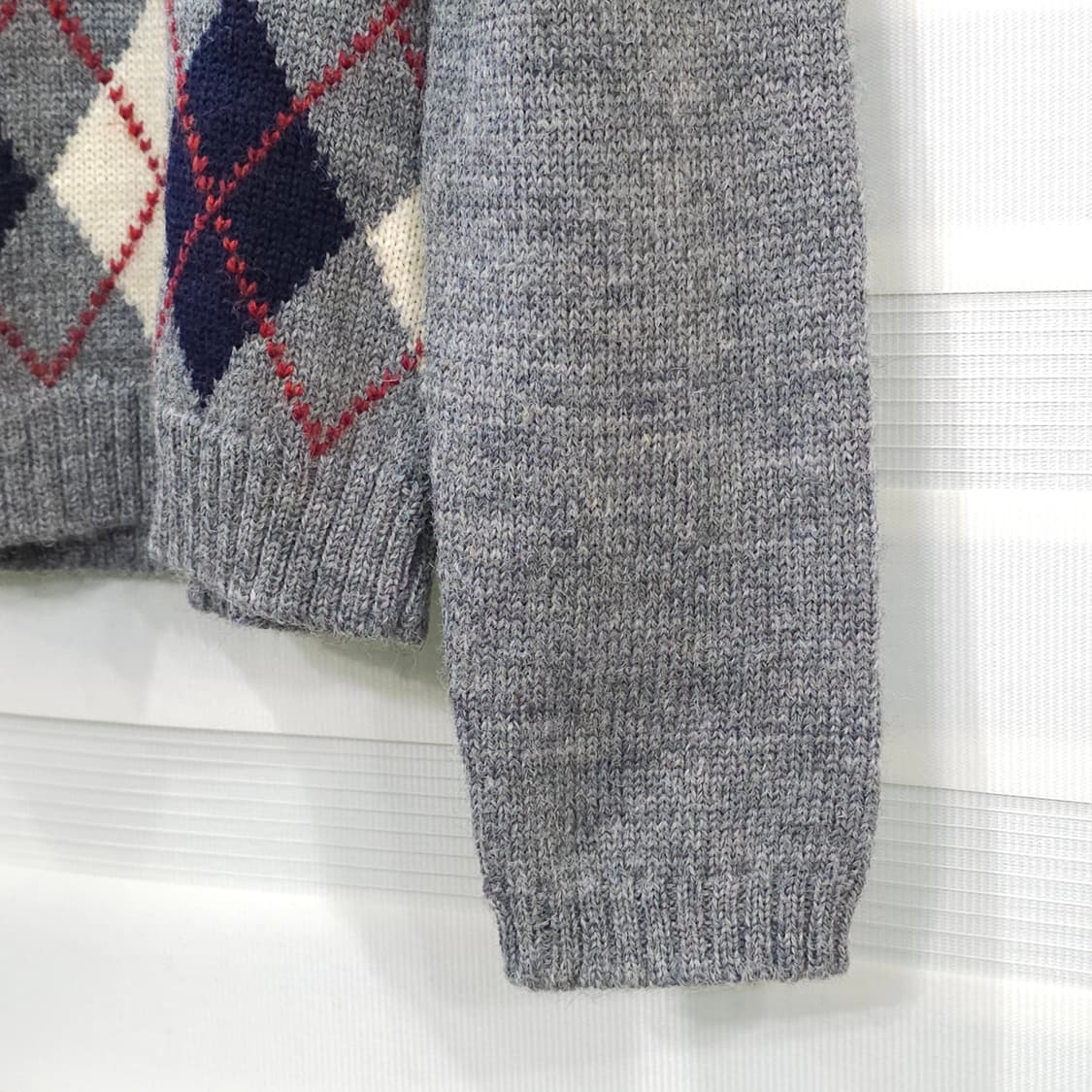 BOOTH 아가일 니트 스웨터- 우먼M 상품이미지3