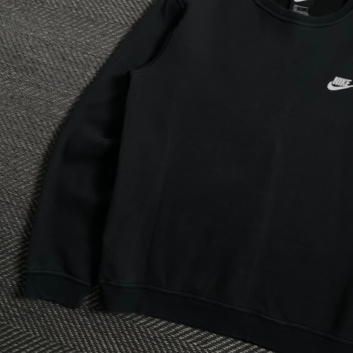 나이키 스우시 크루넥 스웻 맨투맨 블랙y 4424 상품이미지4