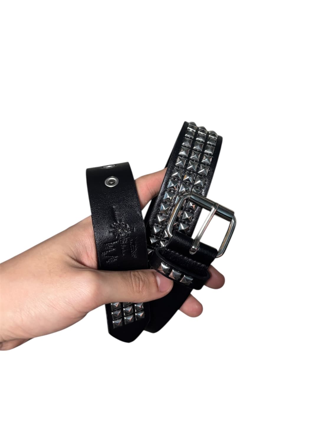 Vintage Studded Leather Belt 상품이미지1