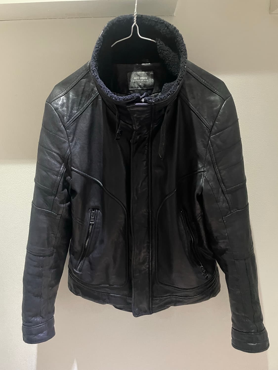 겟 유즈드 레더 패디드 자켓 상품이미지1