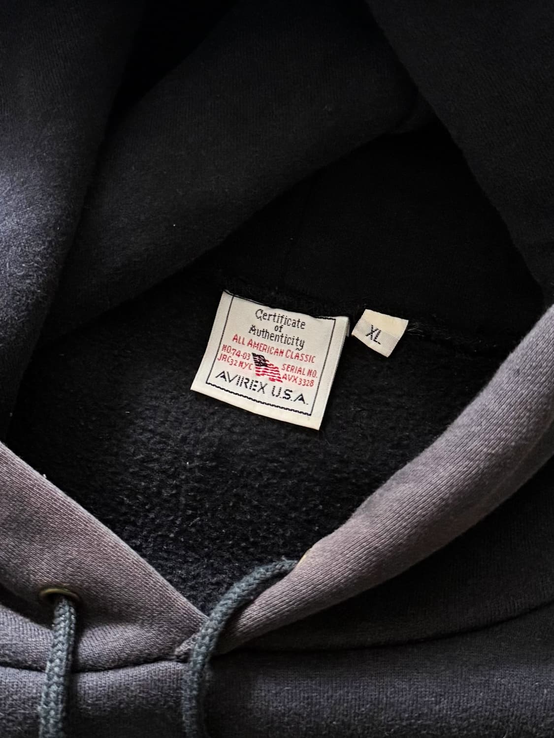 Vintage Faded Avirex U.S.A Hoodie 상품이미지6