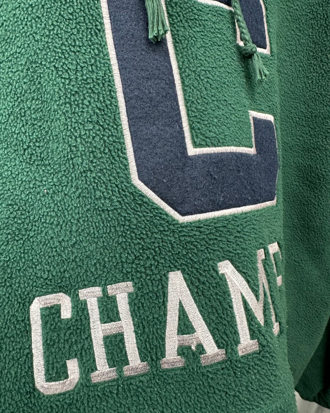 (100)90'S 챔피온 빅로고 후리스-M1560 상품이미지3