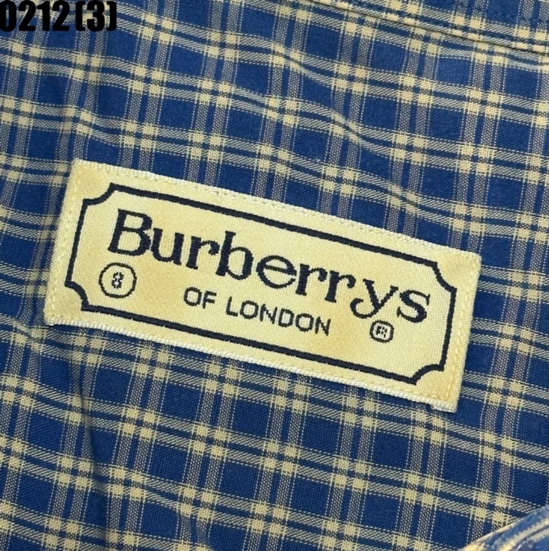 버버리 체크 반팔 셔츠 상품이미지3