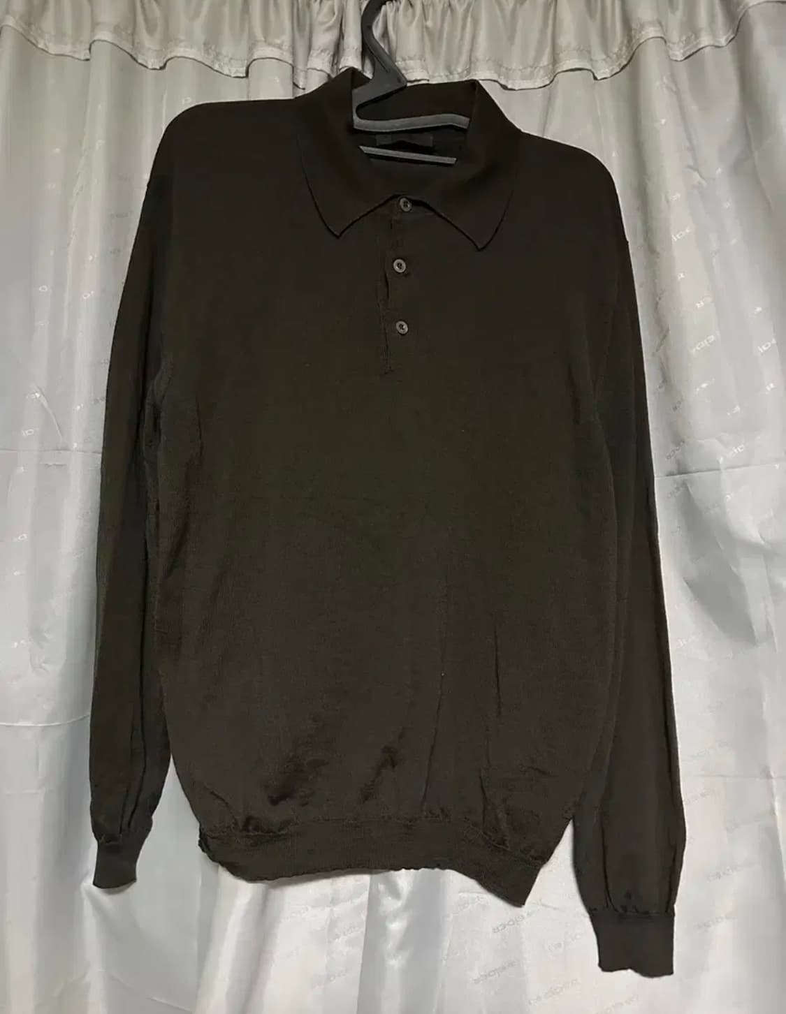 로에베 폴로 니트 다크브라운 상품이미지1